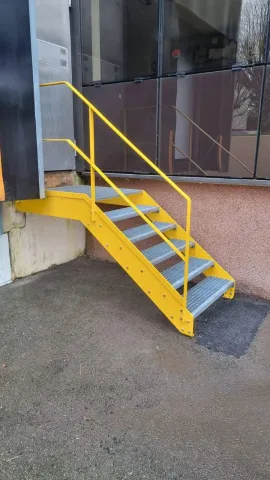 Rénovation escalier métallique